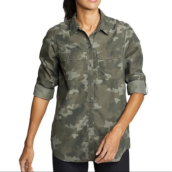 Eddie Bauer Travex Women's LS Mountain 2.0 Shirt - Picture 1 of 5